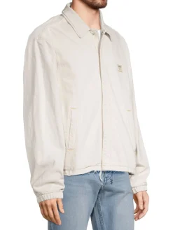 Hudson Jeans Coats & Jackets|Crop Coach Jacket Sand Strip