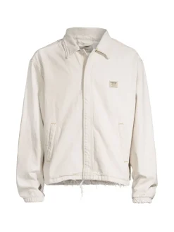 Hudson Jeans Coats & Jackets|Crop Coach Jacket Sand Strip