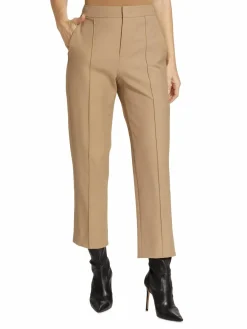 Women Vince Cropped Tapered Stove Pipe Pants