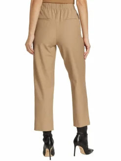 Women Vince Cropped Tapered Stove Pipe Pants