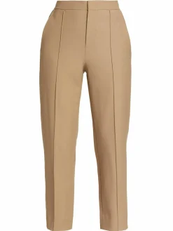 Women Vince Cropped Tapered Stove Pipe Pants