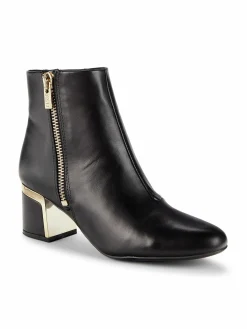 DKNY Crosbi Block Heel Ankle Boots