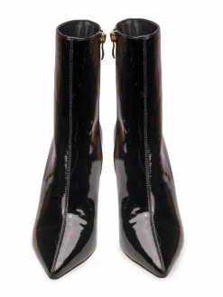 Lady Couture Crown Sculpture Heel Ankle Boots