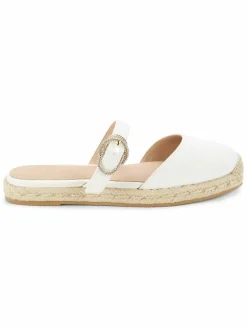 Stuart Weitzman Crystal Buckle Espadrilles
