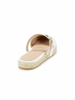 Stuart Weitzman Crystal Buckle Espadrilles