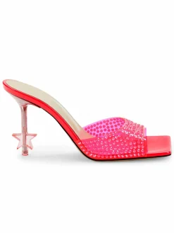 Mach & Mach Crystal Embellished Sandals