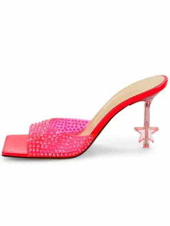 Mach & Mach Crystal Embellished Sandals