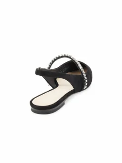 Stuart Weitzman Crystalline Slingback Suede Flats
