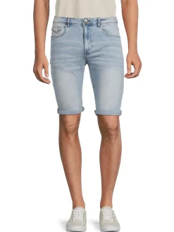 X Ray Shorts|Cuffed Denim Shorts Blue