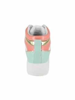 Bebe Curb Link Coloblock Platform Sneakers