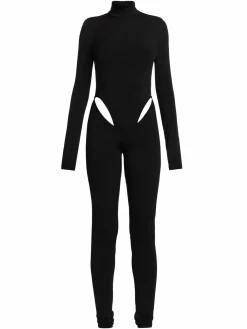 Women LaQuan Smith Cut Out Turtleneck Jumpsuit