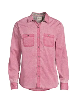 Flag & Anthem Casual Button-Down Shirts|Dalls Long Sleeve Shirt