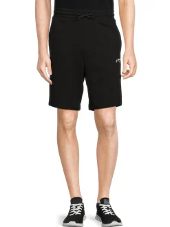 HUGO Shorts|Dampinas Signature Sweatshorts Black