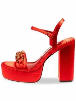 Lady Couture Dance Rhinestone Chain Platform Sandals