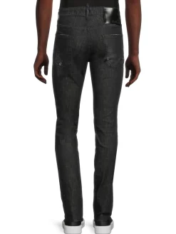 Dsquared2 Jeans|Dark Wash Mid Rise Jeans Black