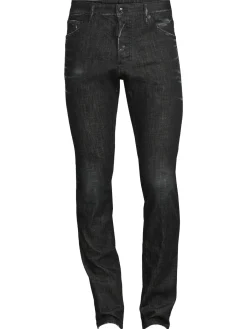 Dsquared2 Jeans|Dark Wash Mid Rise Jeans Black