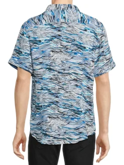Robert Graham Casual Button-Down Shirts|Dartmoor Tailored Fit Wave Sport Shirt Multi
