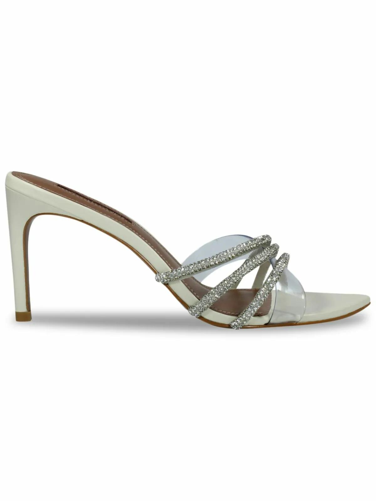 BCBGMAXAZRIA Delanie Rhinestone Strap Heel Sandals