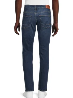 BOSS Jeans|Delaware Slim Mid Rise Jeans Navy