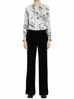 Women Theory Demitria High-Waist Flare Pants