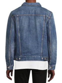 Vince Coats & Jackets|Denim Trucker Jacket