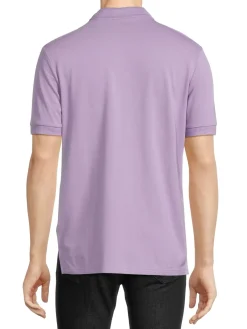 HUGO Polos|Dereso Box Logo Polo Purple