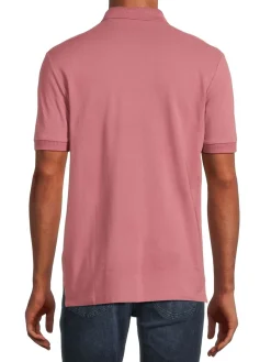 HUGO Polos|Dereso Box Logo Polo Medium Pink