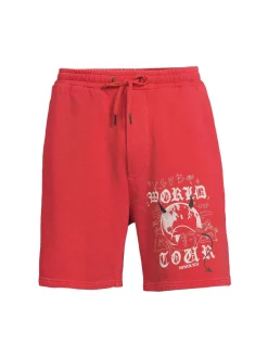 Ksubi Shorts|Devil Trak Graphic Shorts Red