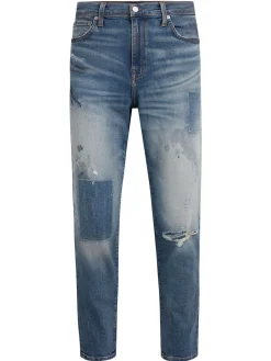 Joe's Jeans Jeans|Diego Distressed Tapered Crop Jeans Camp