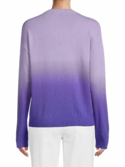 Women Amicale Dip Dye Cashmere Sweater