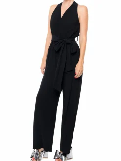 Women MEGHAN LA Disco Belted Wide Leg Jumpsuit