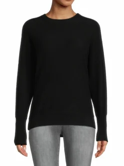 Women Saks Fifth Avenue Dolman Sleeve Crewneck Cashmere Sweater