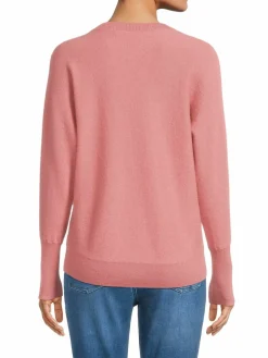 Women Saks Fifth Avenue Dolman Sleeve Crewneck Cashmere Sweater