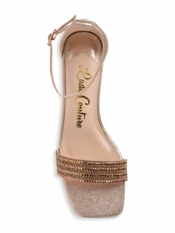 Lady Couture Doris Rhinestone Embellished Sandals