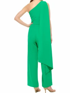 Women Vince Camuto Draped One Shoulder Jumpsuit