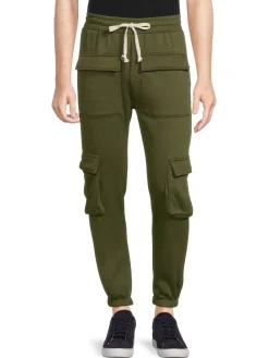American Stitch Pants|Drawstring Joggers Olive