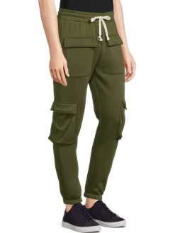 American Stitch Pants|Drawstring Joggers Olive