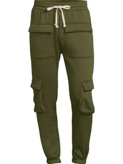 American Stitch Pants|Drawstring Joggers Olive
