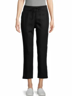 Women James Perse Drawstring Linen Pants