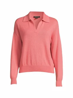 Women Saks Fifth Avenue Drop Shoulder Cashmere Sweater