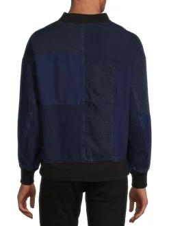 FDMTL Coats & Jackets|Drop Shoulder Denim Jacket Navy