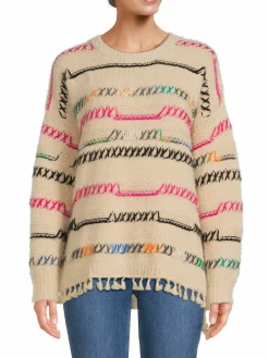 Women Renee C. Drop Shoulder Tassel Sweater