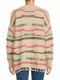 Women Renee C. Drop Shoulder Tassel Sweater