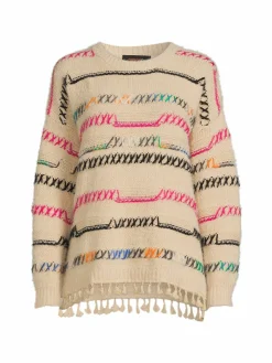 Women Renee C. Drop Shoulder Tassel Sweater