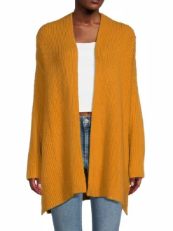 Women Renee C. Dropped Shoulder Open Front Cardigan