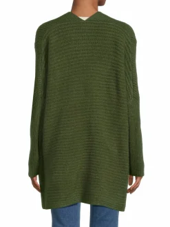 Women Renee C. Dropped Shoulder Open Front Cardigan