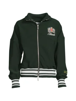 R H U D E Coats & Jackets|Dropped Shoulder Zip Jacket Green