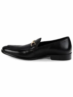 Saks Fifth Avenue Dunham Leather Bit Loafers
