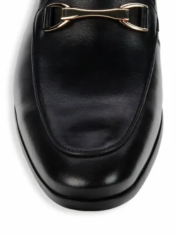 Saks Fifth Avenue Dunham Leather Bit Loafers