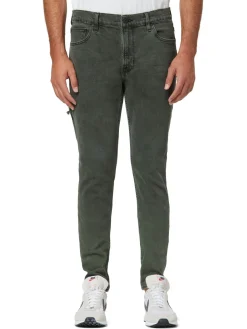 Hudson Jeans|D-Zack Side Zip Skinny Jeans Stained Army